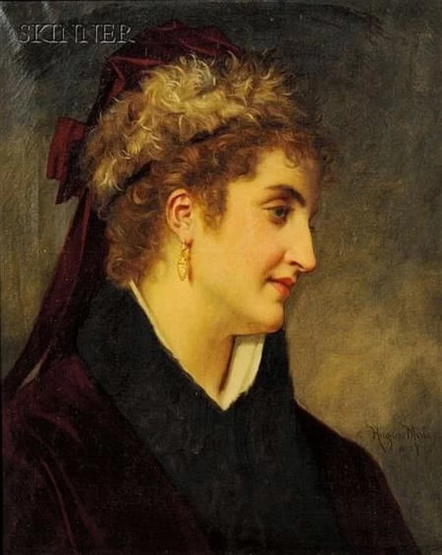 Ritratto di una signora in rosso